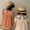 Robe 2021 nouveau été marine col Style japonais et coréen robe pour filles vêtements pour enfants enfants vêtements filles Q0716