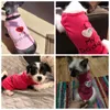 14 Kleur Hond Kleding Overhemden I Love My Mom Mama Dad Daddy Kleding Lente Zomer Ventilatie Doggy Slogan Kostuum Leuk Hart Vest voor Kleine Honden Puppy T-shirt XXS Pink A45