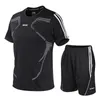 Men's Sets Summer Sportswear T-Shirts And Shorts Track Suit big size M to 5XL reach for weight 105kg 210722