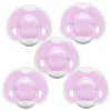 Pack Top Soft Silicone Baby Nippel med lock Fun Toddler Grade Kissing Feeding Safety Products Pacifiers
