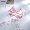 NXY Cockrings Seksi Set Aduloty Kadın Sutyen Dantel Işlemeli Sexy Lingerie Ince Net İplik Perspektif Erotik İç Çamaşırı Temptation Jartiyer Thong Set 1127 1123