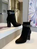 Clássicos elegantes mulheres requintadas botas de alto saltos de couro genuíno fivela de couro de luxo boot bowboy booties