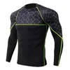 Homens camisetas Running Seco Running Camisetas Homens Fitness Tight Sport Gym Roupas Bodybuilding para Sporting