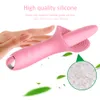 Cofre Silicone Vaginal Vibrador Pod Poderoso G Vibradores Vibradores Adulto Sex Toys10 Modos Languing Lambing Clit Coloque Tickler Nipple Licker Quiet Design Estimulador