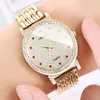 Montres-bracelets de luxe femme diamant montre quartz design mode cristal dames grand strass femmes orologio donna relojes A3893