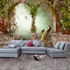 Tapisseries Beau Jardin Paon Arc Image Mandala Tenture Murale Tapisserie Vintage Forêt Couverture Tapis Européen Sofa7807268