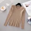 Autumn Pullover Women V Neck Sweater Knitted Jumper Womens Sweaters Winter Tops For Women Sweaters And Pullovers Trui Dames 210812