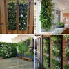 DESIGN Vertical Hanging Garden Planter Flower Pots Layout Waterproof Wall Mount Hanging Flowerpot Bag Indoor Outdoor Use 210615