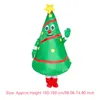 New Christmas Tree Inflatable Costume Funny Adult Men Women Santa Claus Inflatable Clothes Fancy Dress Mascot Cosplay Costumes H1112