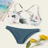 Kadın Mayo 2022 Satış Moda Basılı Mayo Düşük Bel Bikini Plajı Kadınsı İki Parçalı Set Push-Up