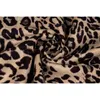 Mode Leopard Print Coat Casual Asymmetrisk Patchwork Nedgång Krage Öppna Stitch Höst Vinter Kardigans W243 210526