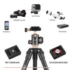 Verstellbares Kamerastativ, Panorama-Kugelkopf, Reise-Fotografie-Stative für DSLR-Digitalkameras, Camcorder, Projektor, Canon, Nikon, Sony