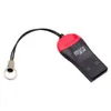 Whistle USB 2.0 T-Flash-Speicherkartenleser, Adapter, TF-Micro-SD-Kartenleser, schlanke Datenübertragung für Mobiltelefone und Computer