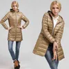 Bang 7xl 8xl Plus Long Down Jacket Women Winter Ultra Light with Hooded Coat Memale Big Size Coats 211223