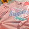 Oversized Hoodies Harajuku Lovely Crewneck Sweatshirt Women Letter Printing Pullover Cute Loose Long Sleeve Tops For Girls Teens 211206