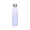 17oz Sublimation Cola Bottle Gradient Colors avec sublimation coat changeant de couleur bouteilles de cola 500ml Bouteille en acier inoxydable