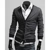 Zogaa Plus Size Mens Cardigan Sweater Fashion Simple Design Brand Sweaters Long Sleeve Fake Pocket Casual Knitted Coat Y0907