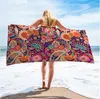 Oversized Beach Handduk 80 * 160cm Snabb torr Soft Pool Tjocka Långa Sandskyddade Handdukar För Män Kvinnor Vuxen Travel Swimming Bath Gym Utomhus 38 stilar