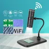 1000X Digital WIFI Microscope 1080P Smart Phone Video Microscope Camera for PCB Solder Slides Watching Rechargeable Support IOS An225Y