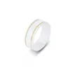 Ceramic Band Rings Black White for Women Men jewelry Gold Silver Ring 4 Colors228p