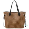 Luxury Designer Womens Handbag Totes Messenger Bag Högkvalitativ PU Läder Pochette Leopard Brown Flower Print Purse Axel Crossbody