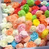 500pcs/ Bag Multicolor Mini PE Foam Rose Head Artificial Handmade Rose Head DIY Wedding Home Decoration Festival Party supplies 210624