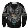 Sudaderas con capucha para hombre Beautiful Viking God 3D All Over Print Suit Moda Otoño Sudadera / sudadera con capucha / cremallera Sudadera con capucha Unisex Fun Streetwear