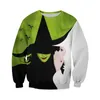 Mäns Hoodies Sweatshirts Wicked 3D All Over Printed Mens Höst Hoodie Unisex Casual Zipper Streetwear Jacket TrackSuits