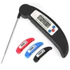 Digitale opvouwbare thermometer Voedsel BBQ Temperatuurinstrumenten Vleesoven Oven Vouwen Keukenthermometer voor Koken Water Olie Grill Tools