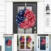 4 juillet Couronne du Memorial Day Couronne patriotique Couronne pour la porte d'entrée Patriotique Décorations Independence Day 4th 2021G30 Q08122973946