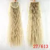 22 inches Synthetic Clip in Ponytail Yaki Curly Ponytails Simulation Human Hair Extension Bundles 10 Colors MW051