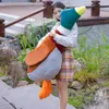 2021 Simulation énorme Duck Wild Toys Belle Poultry Garden Duck Duck Aritel Rabbit fourrure en peluche Poupées d'animaux doux Cadeaux d'anniversaire la297
