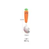 Stainless Steel spoon fork Cutlery Cartoon Carrot Dinnerware Utensil Baby Gadgets Feedkid 20220226 Q2