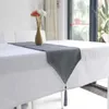 ノルディックスタイルのテーブルランナーコットンリネン日本のシンプルなエレガントなアメリカンコーヒーフラグ装飾布ベッドテール210708