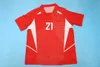 National Team 2002 Men Retro Soccer 21 J S PARK Maglie Vintage Classic Team Colore rosso per gli appassionati di sport Maglia da calcio Kit uniforme Nome personalizzato Numero HanGuo