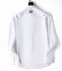 2021 Tasarımcılar Erkek Elbise Ayakkabı Bir Gömlek Iş Moda Rahat Gömlek Markalar Erkekler Shir Bahar Slim Fit Bok Kimi De Marque Pour Hommes M-3XL # 01