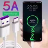 med låda 5a Super Charge Fast Laddningstyp C USB-C-kablar för Huawei Mate 20 P30 Nova 5 Pro P20 P10 Lite / Plus