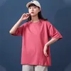 T Shirt Women hin shirts Lady Solid Cotton ees Short Sleeve shirts Female Summer ops for Woman Plus Size 4XL 210623