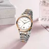 Lige Sunkta Watch Women Rose Gold Watch Stainless Steel Ladies Clocks Girl Watch Women Luxury Fashion Watches Relogio Feminino Q0524