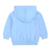 Baby kids jongens meisjes kleding lente herfst jas peuter hooded effen effen hoodie sweatshirt tops jas voor kinderen 211204