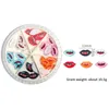 Fashion Mix Colors Resin Classical Clock Rhinestone For Nail Art Decoration Three-dimensional Kiss Lips Styling Fingernail Manicure DIY Accessories