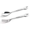 100pcs/lot Stainless Steel Spanner Spoon Fork Wrench Shape Dinnerware Cooking Accessories Tableware Kitchen Tools RRF11537