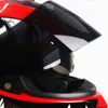 Capacetes de Motocicleta Presentes Livres Adulto Super Cool Double Lens Capacete Full Face Quente Inverno Moto Moto Scooter Mulheres Casque