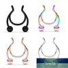 1 pièces anneau de nez nouveau pince-nez en acier inoxydable septum nasal faux anneau de nez bijoux de perçage prix d'usine conception experte qualité dernier style original