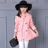 Arrival Fashion Children's Stormwear Spring Double Button Trench Coats Solid Outdoor Jackets Teenage Clothes for 4-13Y 210622