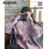 Inverno Streetwear Tie dye Maglia Maglione da donna Allentato a maniche lunghe in lana Maglioni caldi Donna INS Pullover donna moda 210521