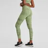 L121 Sports Yoga Leggings Kvinnor Sexig blommig tryck HIP Push Up AnkleLength Pants Women Elastic High midjan snabb torr mager runnin7865605