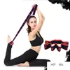 Dörr Flexibilitet Stretching Stretcher Strap för Ballett Cheer Dance Gymnastics Trainer Yoga Flexibility Ben Stretch Belt