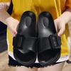 Koreaanse stijl mode slippers buitenkleding internet casual huis enkele riem slides zachte bodem comfortabele sanda