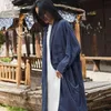 Estilo Johnature Estilo Nacional Casaco de Algodão Linho Mulheres Trench Mola Casual Sólido Plus Size Mulheres Vintage Trench 210521